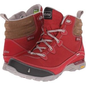 Red Ahnu Hiking Boots